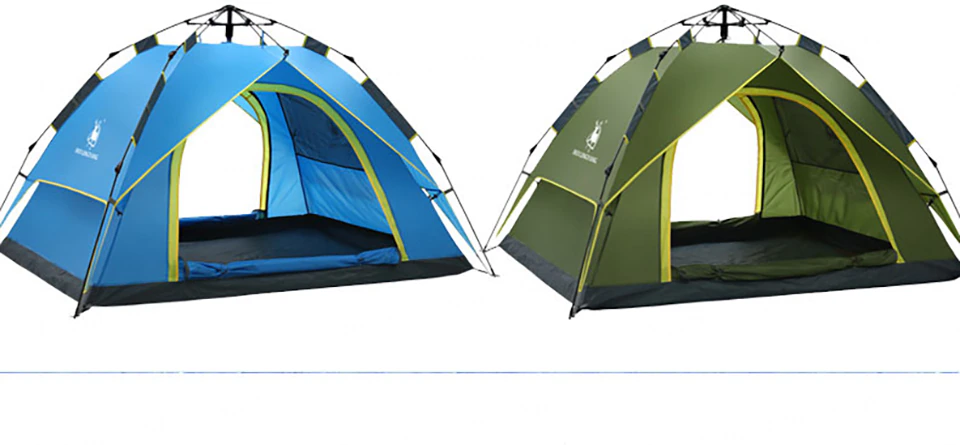 Cheap Goat Tents ONLIVING Automatic Tent 3 4 Person Double layer Outdoor Camping Tent Waterproof Instant Setup Protable Backpacking Tourist Tents Tents 